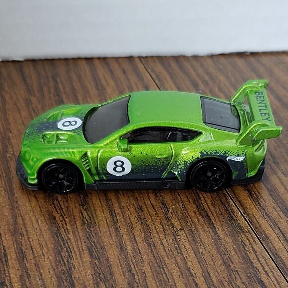 HOT WHEELS 2018 Bentley Continental GT3 Green Car HW Nightburnerz GHB29 2020 - Picture 1 of 5